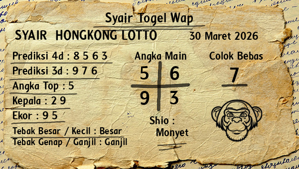 Prediksi Hongkong Lotto