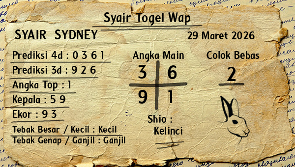 Prediksi Sydney