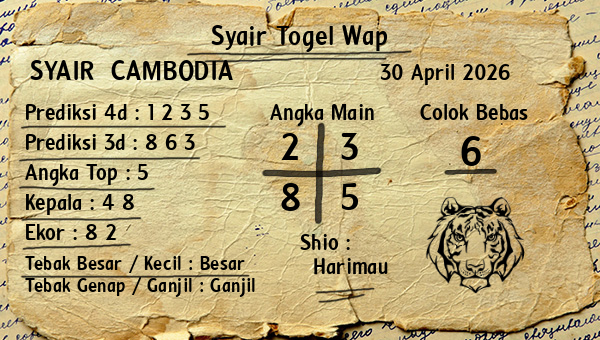 Prediksi Cambodia