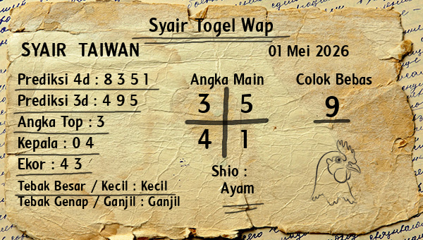 Prediksi Taiwan