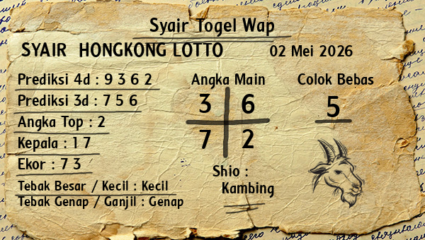 Prediksi Hongkong Lotto