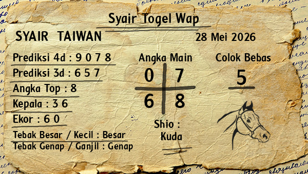 Prediksi Taiwan