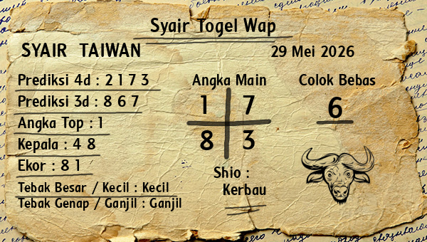Prediksi Taiwan