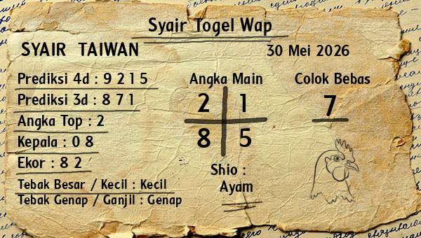 Prediksi Taiwan