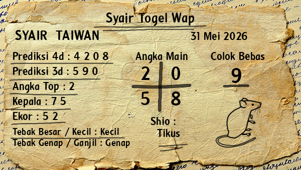 Prediksi Taiwan