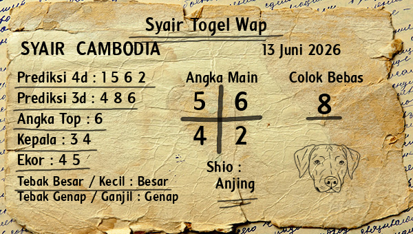 Prediksi Cambodia
