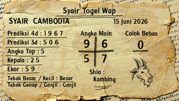 Prediksi Cambodia