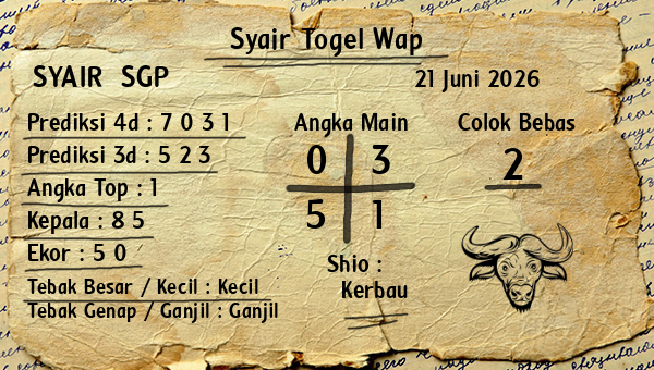 Prediksi SGP