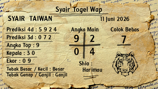 Prediksi Taiwan