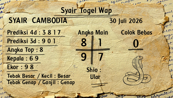 Prediksi Cambodia