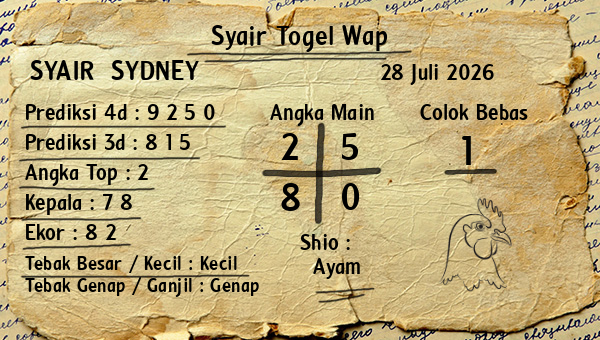 Prediksi Sydney