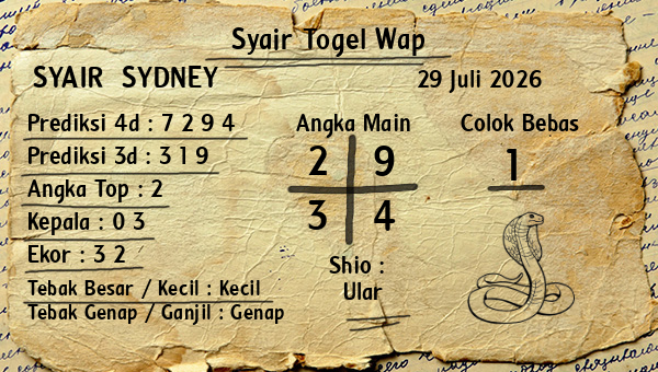 Prediksi Sydney