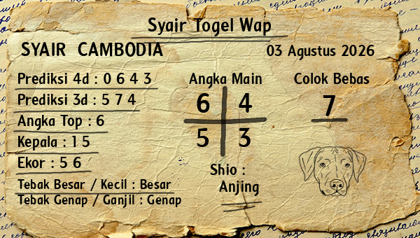 Prediksi Cambodia