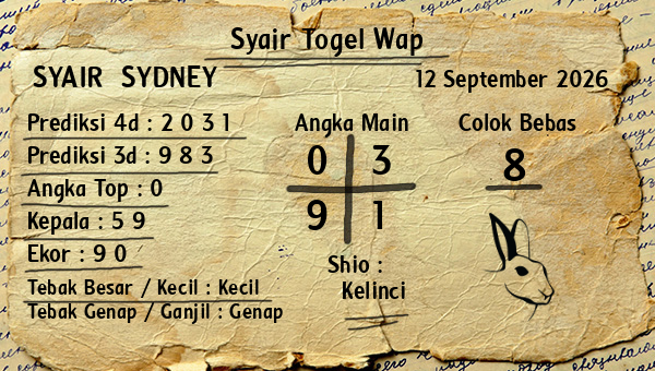 Prediksi Sydney
