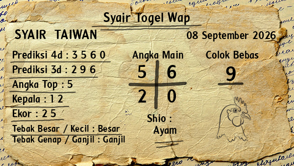 Prediksi Taiwan