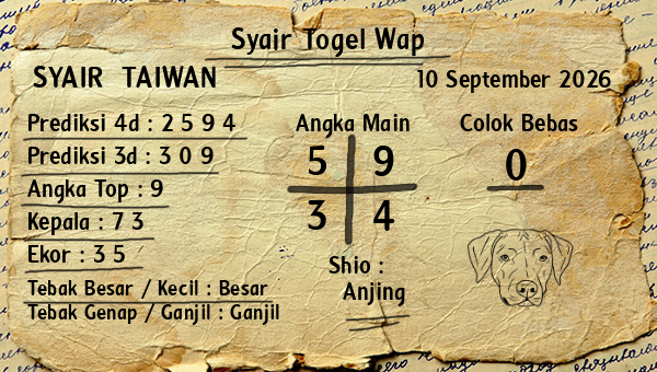 Prediksi Taiwan