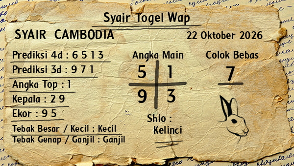 Prediksi Cambodia