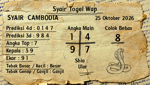 Prediksi Cambodia