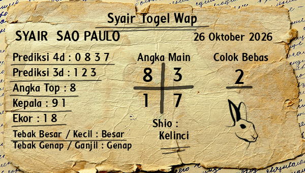 Prediksi Sao Paulo