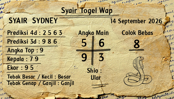 Prediksi Sydney
